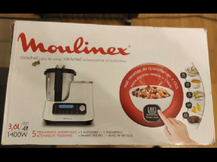 Robot Cuiseur MOULINEX Multifonctions Clickchef - NEUF