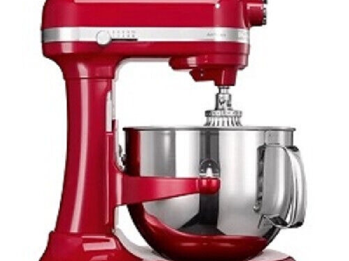 Robot pâtissier kitchenaid Artisan rouge 500 W contenance 6,9 L et 10 vitesses 
